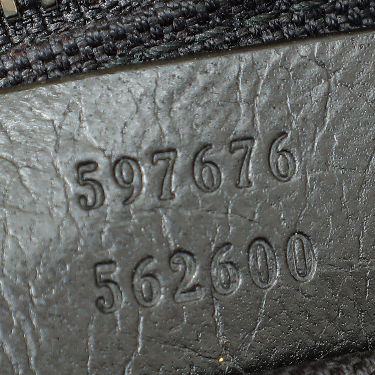 Gucci Black Cracked Morpheus Belt Bag