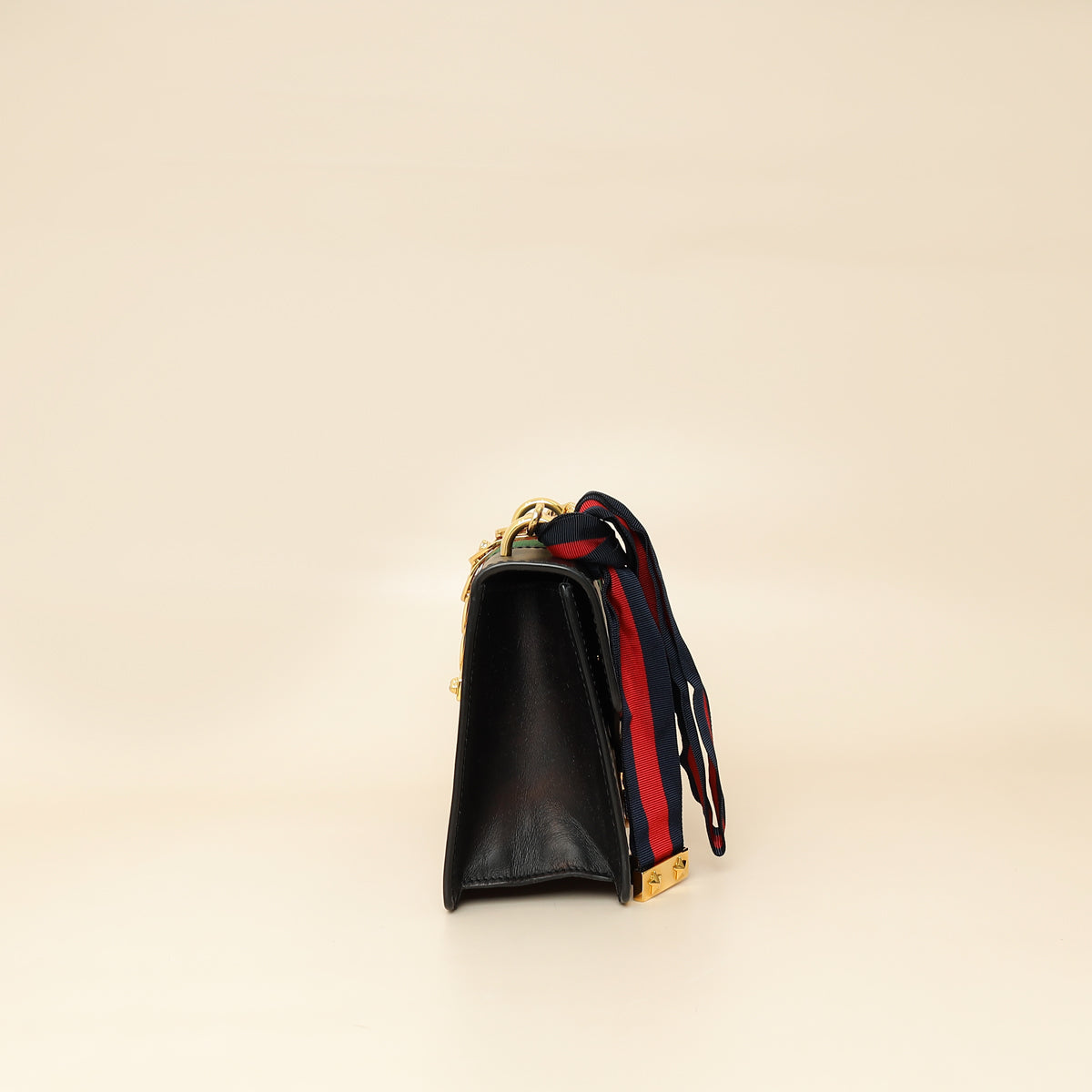 Gucci Black Sylvie Mini Chain Shoulder Bag
