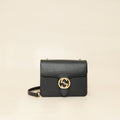 Gucci Black Interlocking G Chain Bag