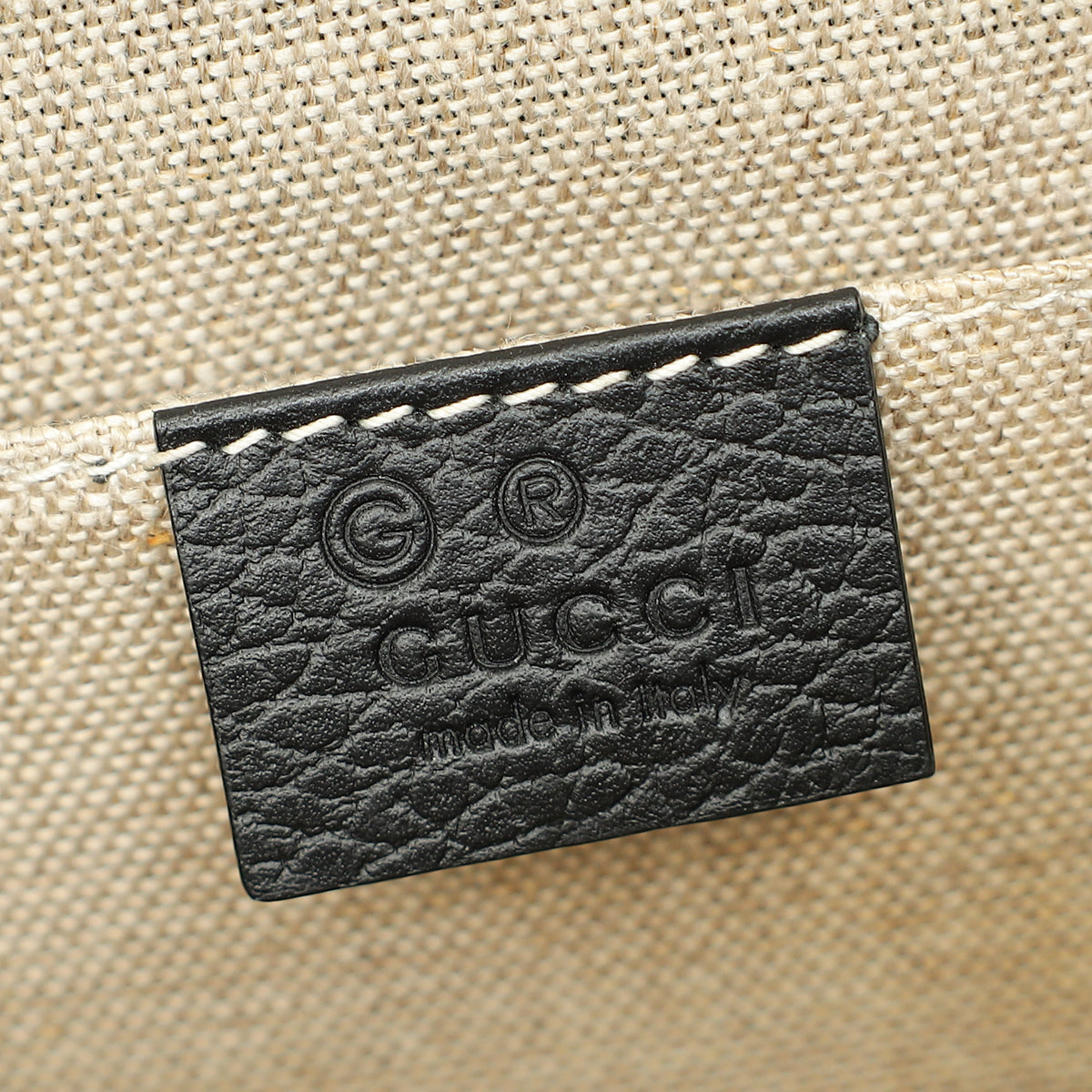 Gucci Black Interlocking G Chain Bag