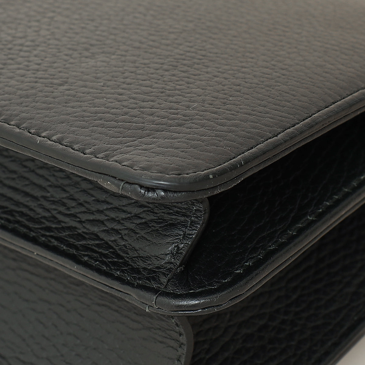 Gucci Black Interlocking G Chain Bag