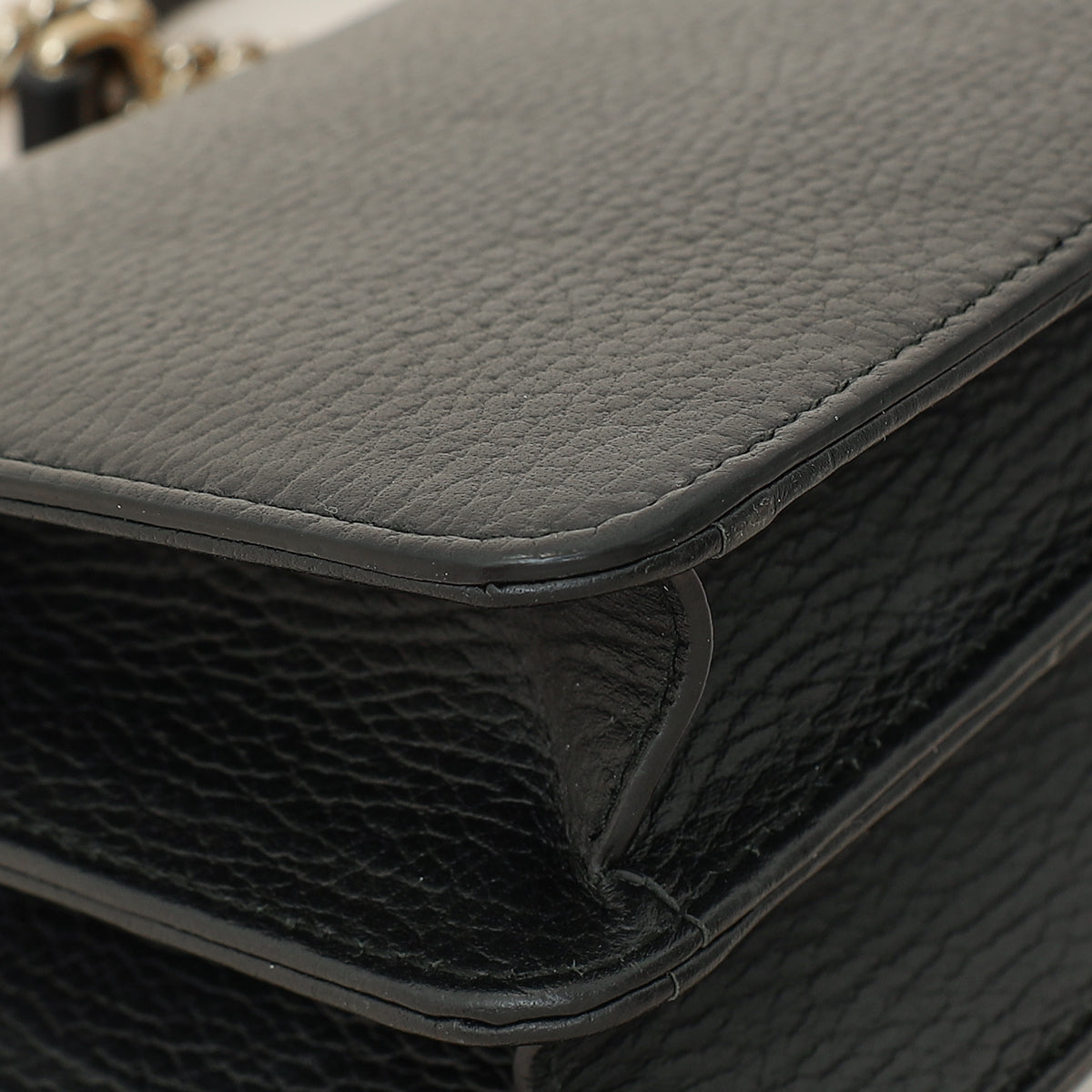 Gucci Black Interlocking G Chain Bag