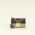 Gucci Bicolor GG Supreme Padlock Small Shoulder Bag