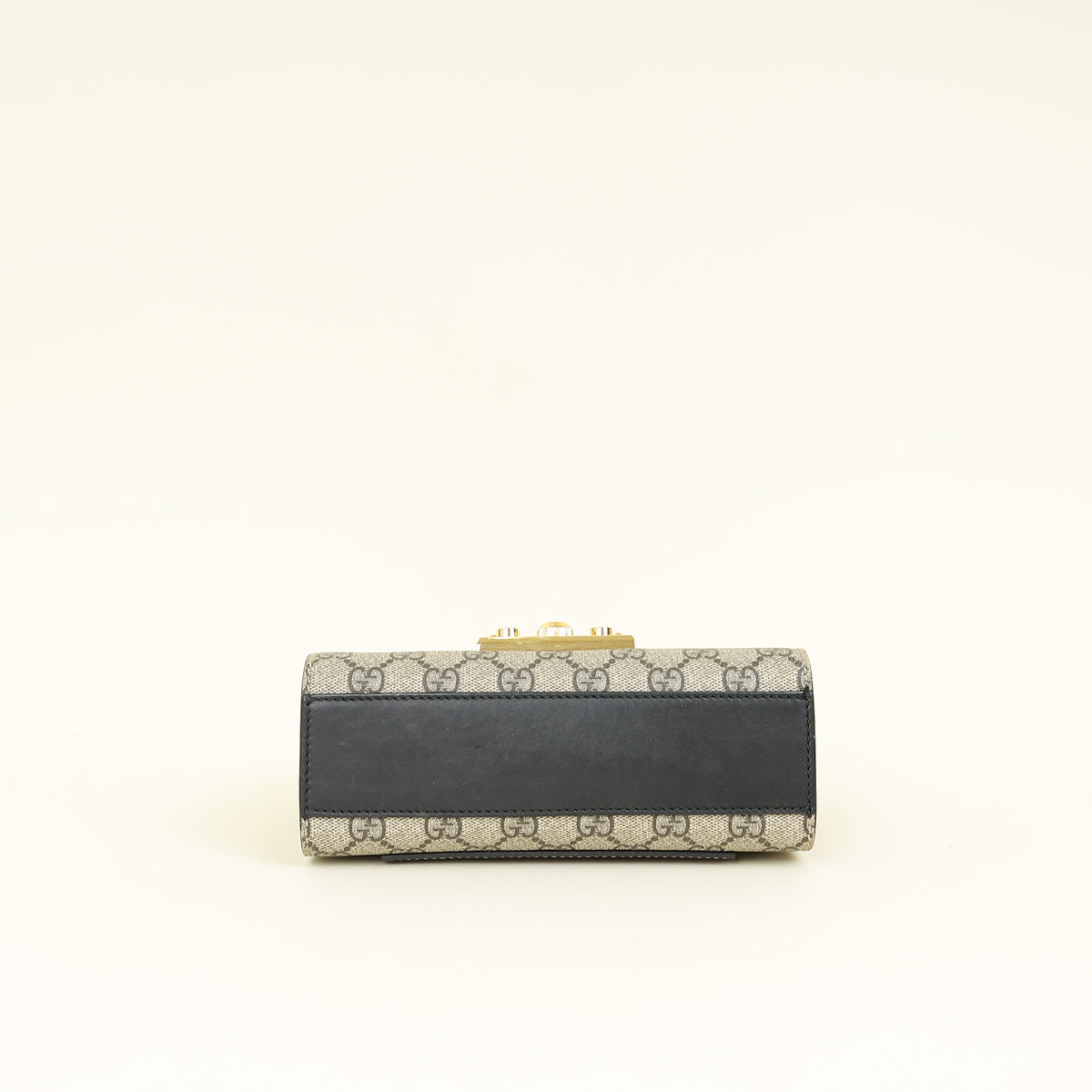 Gucci Bicolor GG Supreme Padlock Small Shoulder Bag