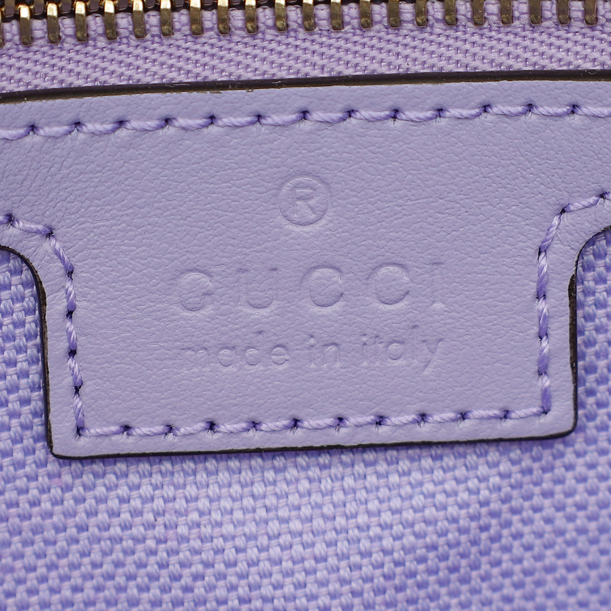 Gucci Lilac GG Denim GG Marmont Medium Shoulder Bag