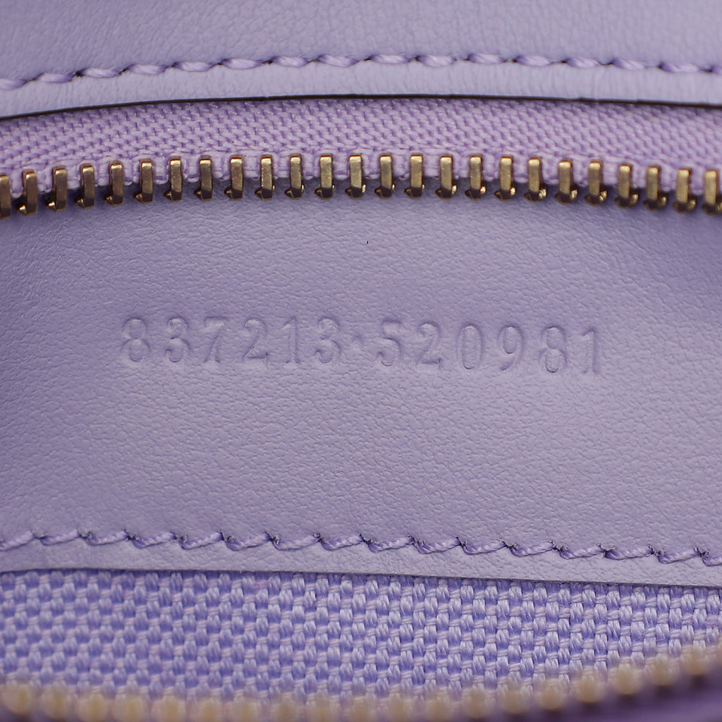 Gucci Lilac GG Denim GG Marmont Medium Shoulder Bag