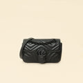 Gucci Black GG Marmont Small Shoulder Bag