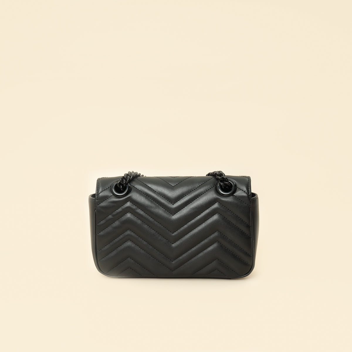 Gucci Black GG Marmont Small Shoulder Bag