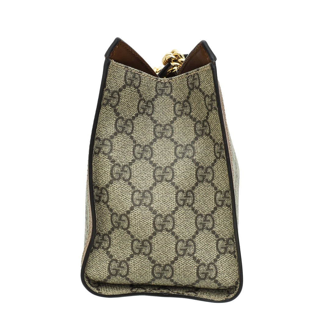 Gucci GG Supreme Padlock Tote Small Bag
