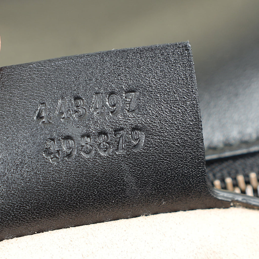 Gucci Black GG Marmont Medium Shoulder Bag