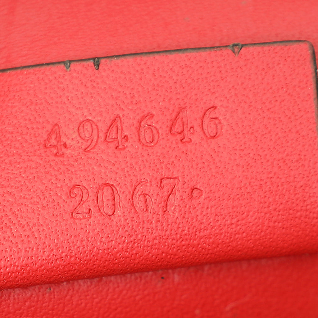 Gucci Red Super Mini Sylvie Chain Bag