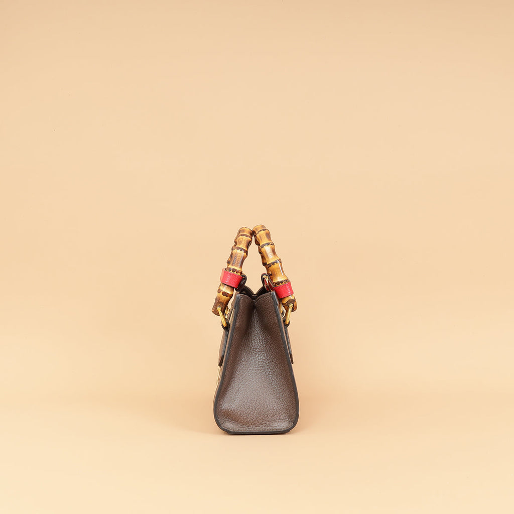 Gucci Bicolor Jumbo GG Mini Diana Tote Bag