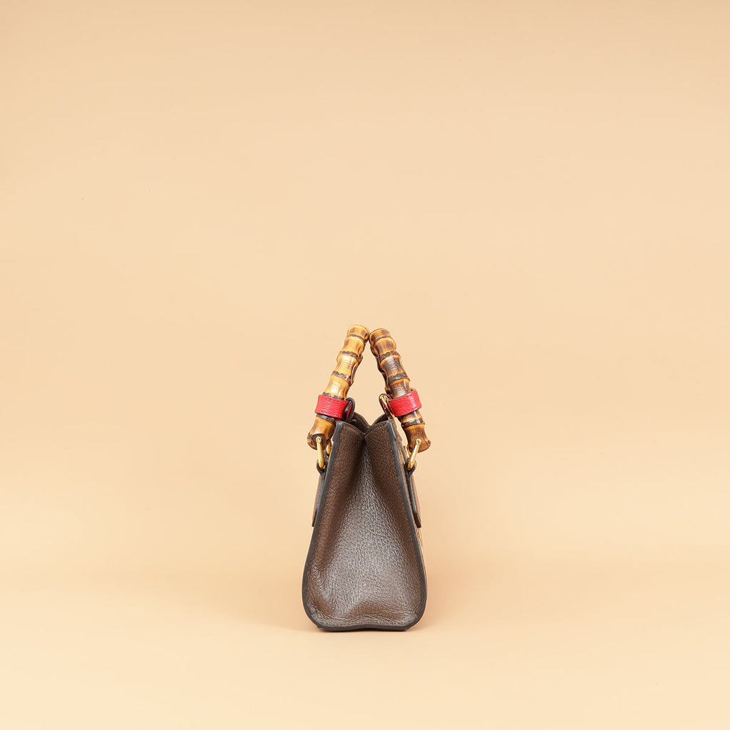 Gucci Bicolor Jumbo GG Mini Diana Tote Bag
