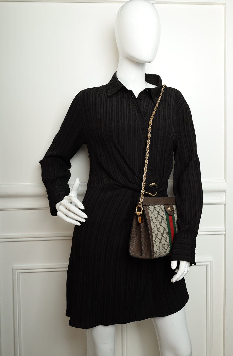Gucci Multicolor GG Ophidia Medium Shoulder Bag