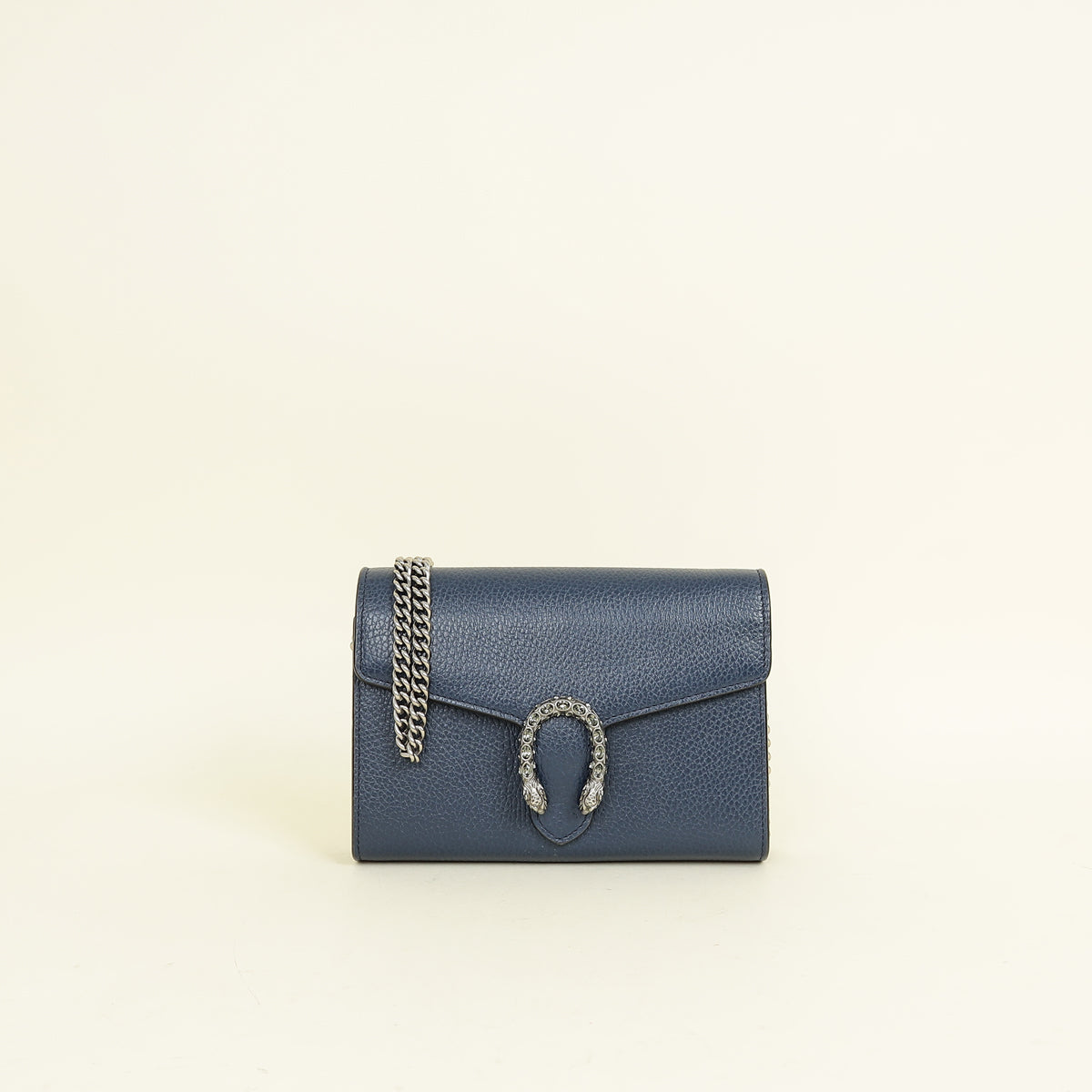 Gucci Navy Blue Dionysus Wallet On Chain