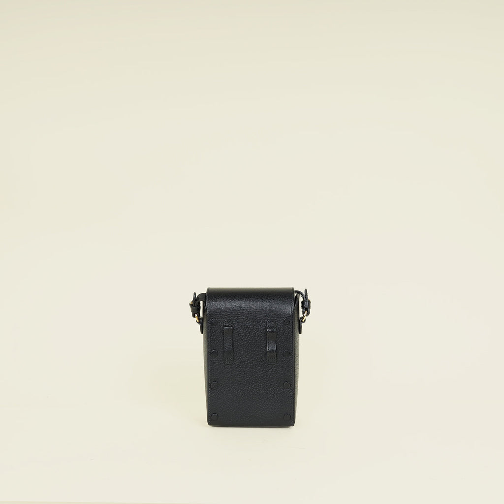 Gucci Black Vertical Horsebit 1955 Crossbody Bag