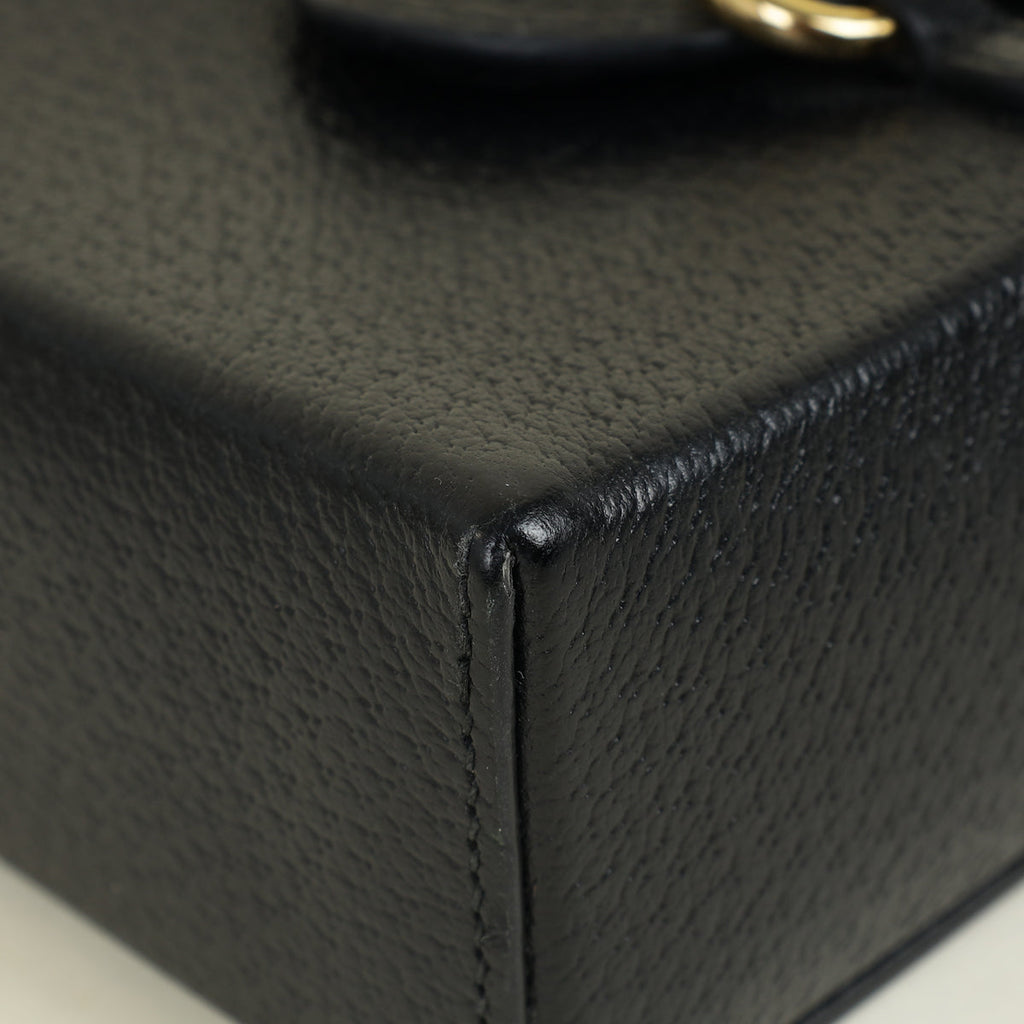 Gucci Black Vertical Horsebit 1955 Crossbody Bag
