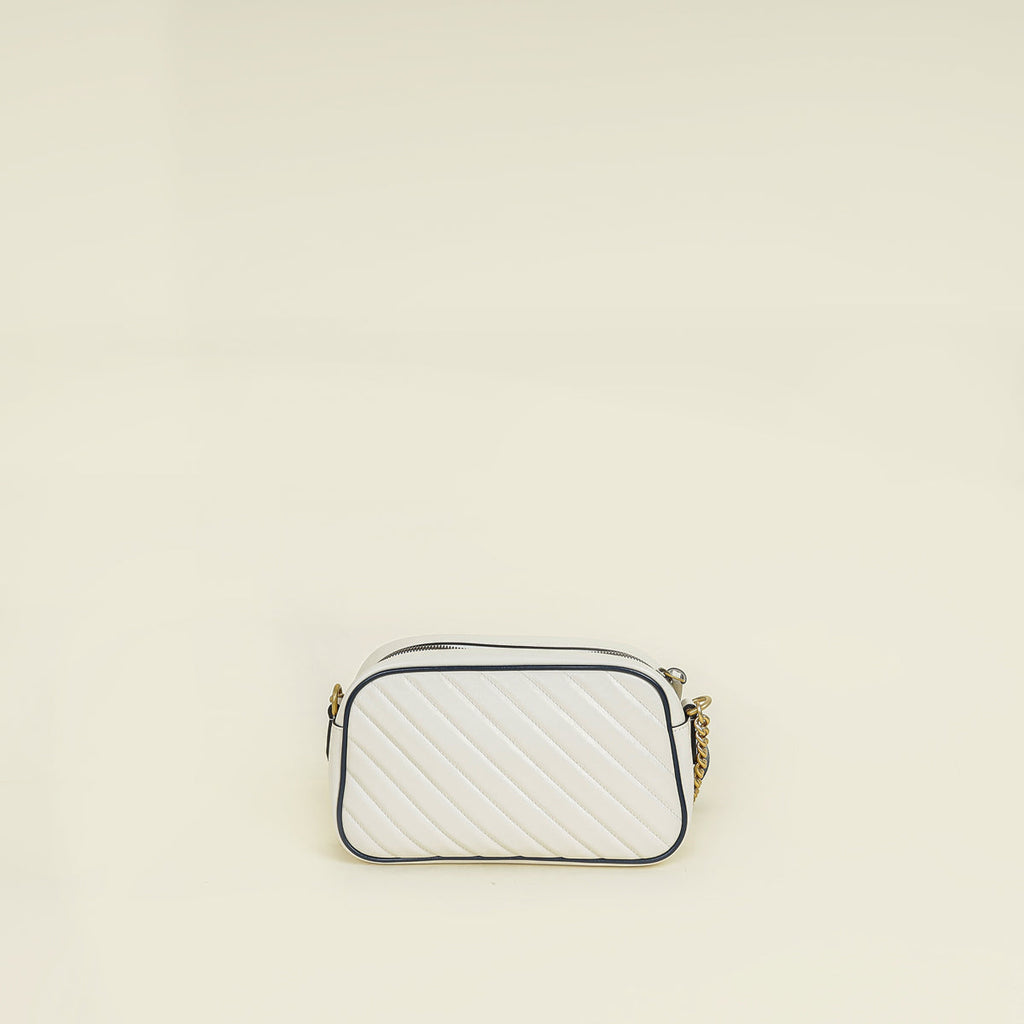 Gucci Bicolor Torchon GG Marmont Small Camera Bag