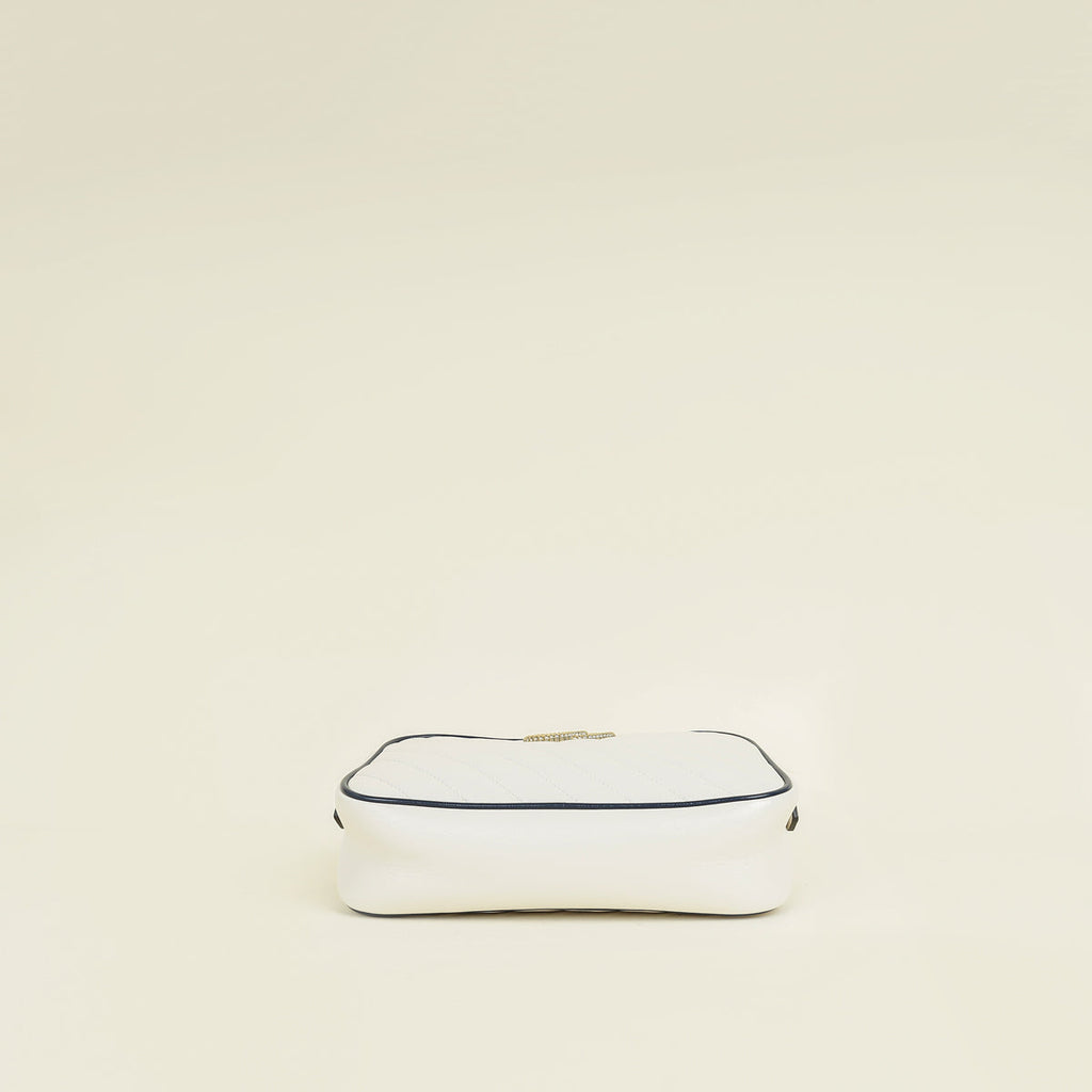 Gucci Bicolor Torchon GG Marmont Small Camera Bag