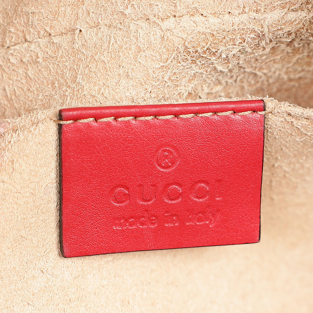 Gucci Red GG Marmont Camera Small Bag