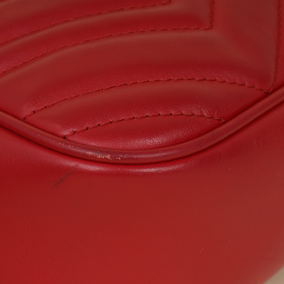 Gucci Red GG Marmont Camera Small Bag