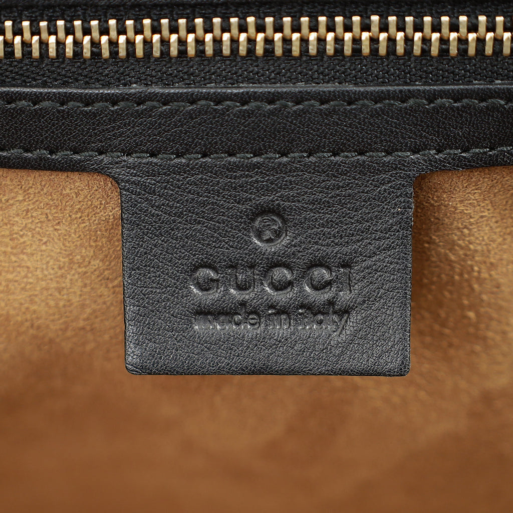 Gucci Tricolor GG Supreme Padlock Medium Shoulder Bag