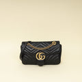 Gucci Black GG Marmont Small Shoulder Bag