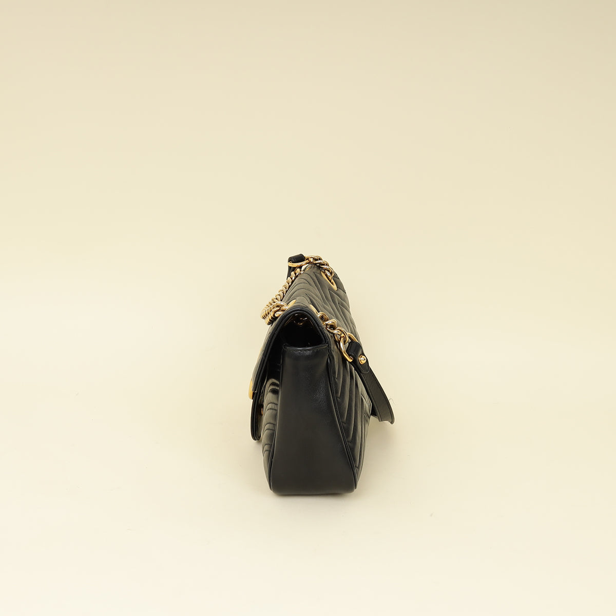 Gucci Black GG Marmont Small Shoulder Bag