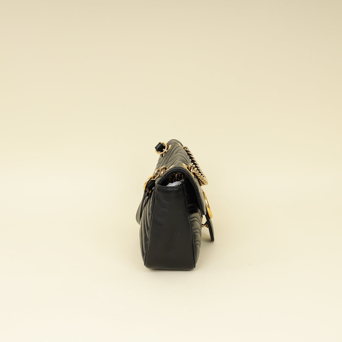Gucci Black GG Marmont Small Shoulder Bag