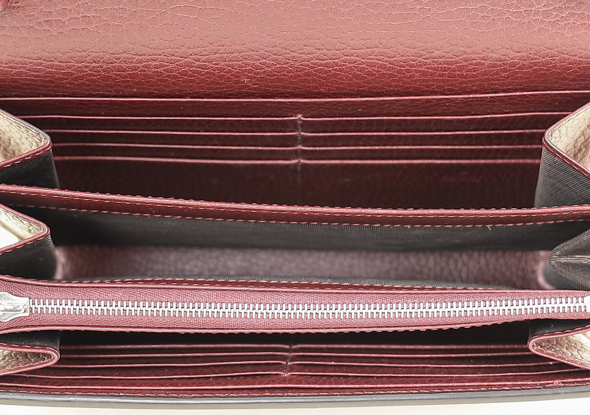 Gucci Burgundy Dionysus Mini Chain Shoulder Bag