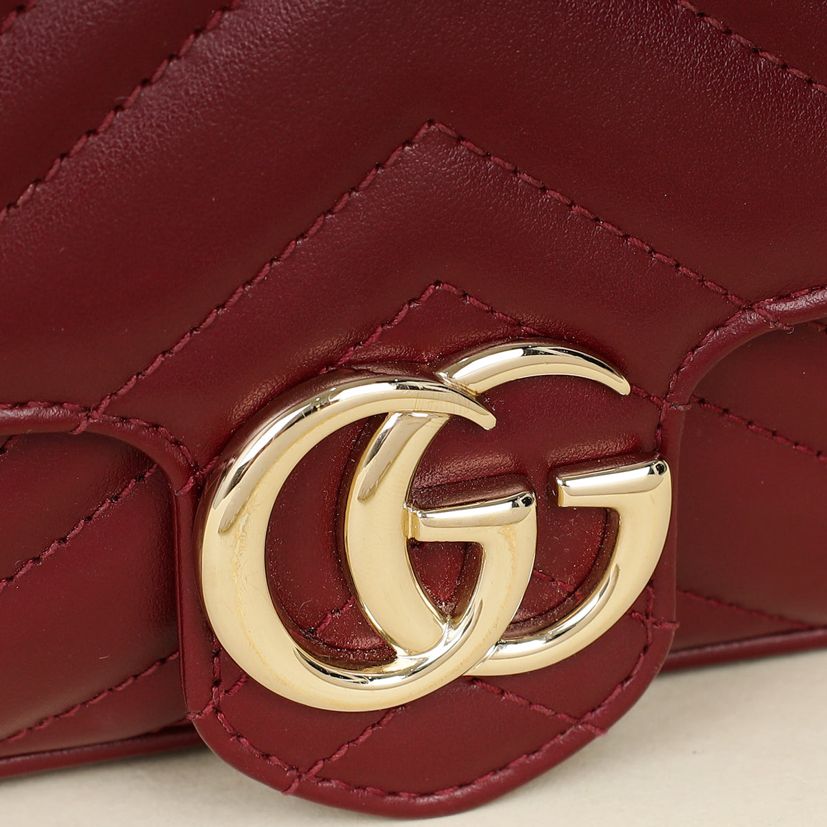 Gucci Rosso Ancora Red GG Marmont Small Shoulder Bag