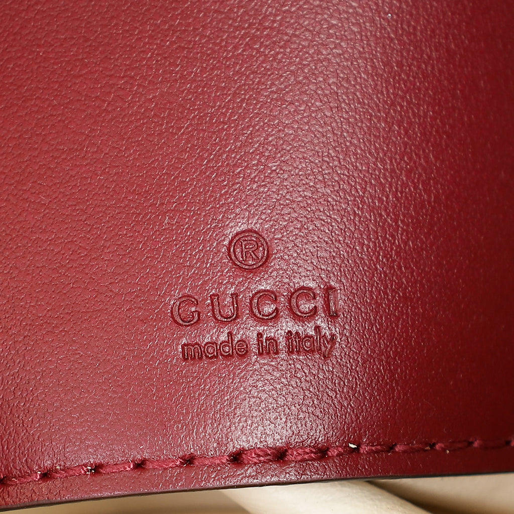 Gucci Rosso Ancora Red GG Marmont Small Shoulder Bag