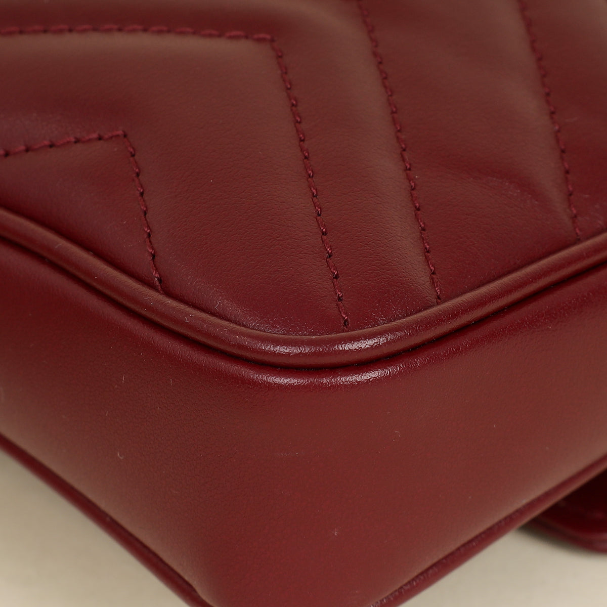 Gucci Rosso Ancora Red GG Marmont Small Shoulder Bag