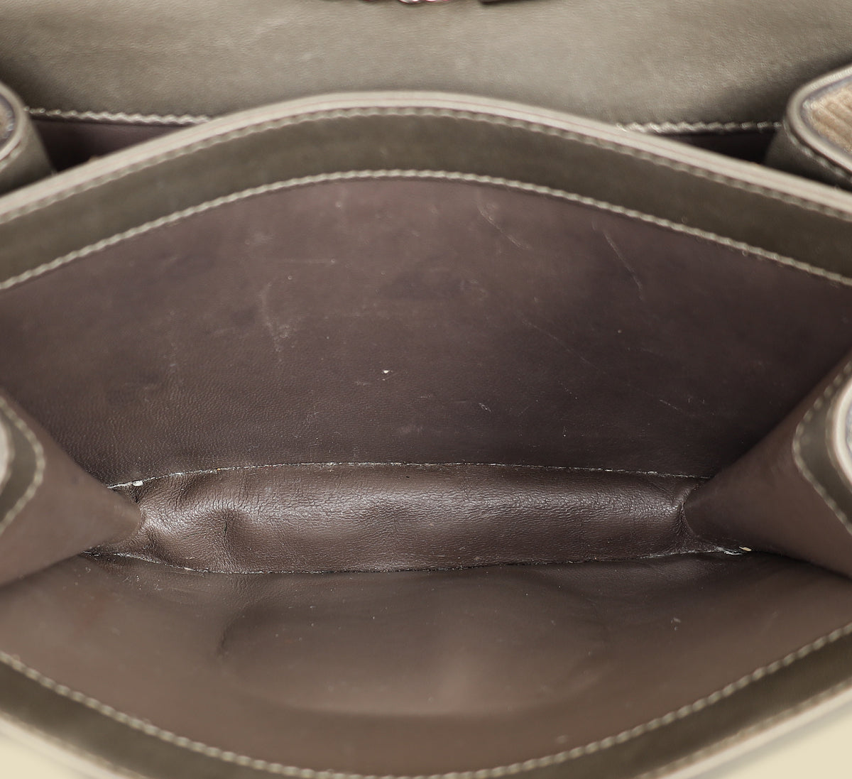 Gucci Metallic Olive Lizard Interlocking G Flap Chain Shoulder Bag