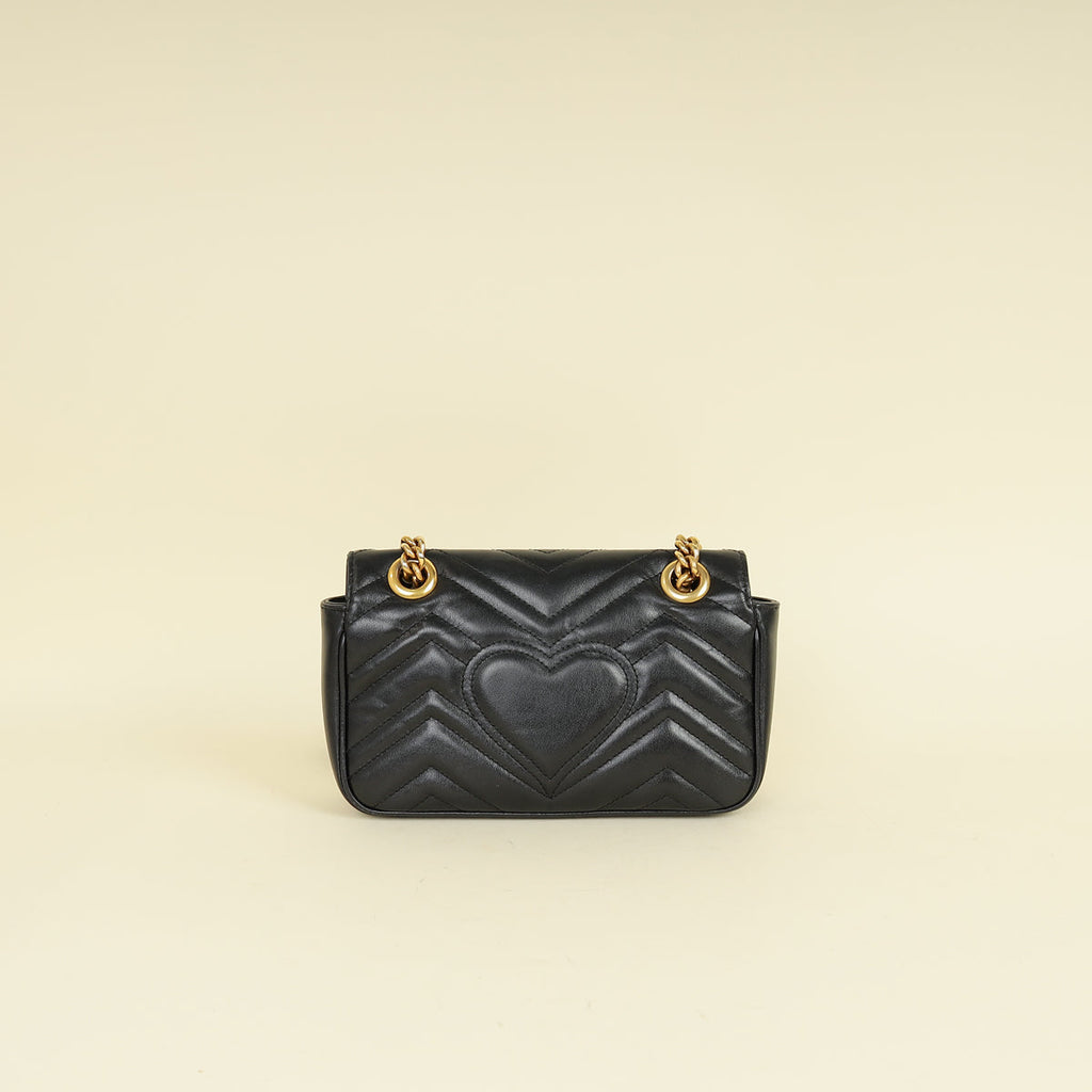 Gucci Black Marmont Small Shoulder Bag