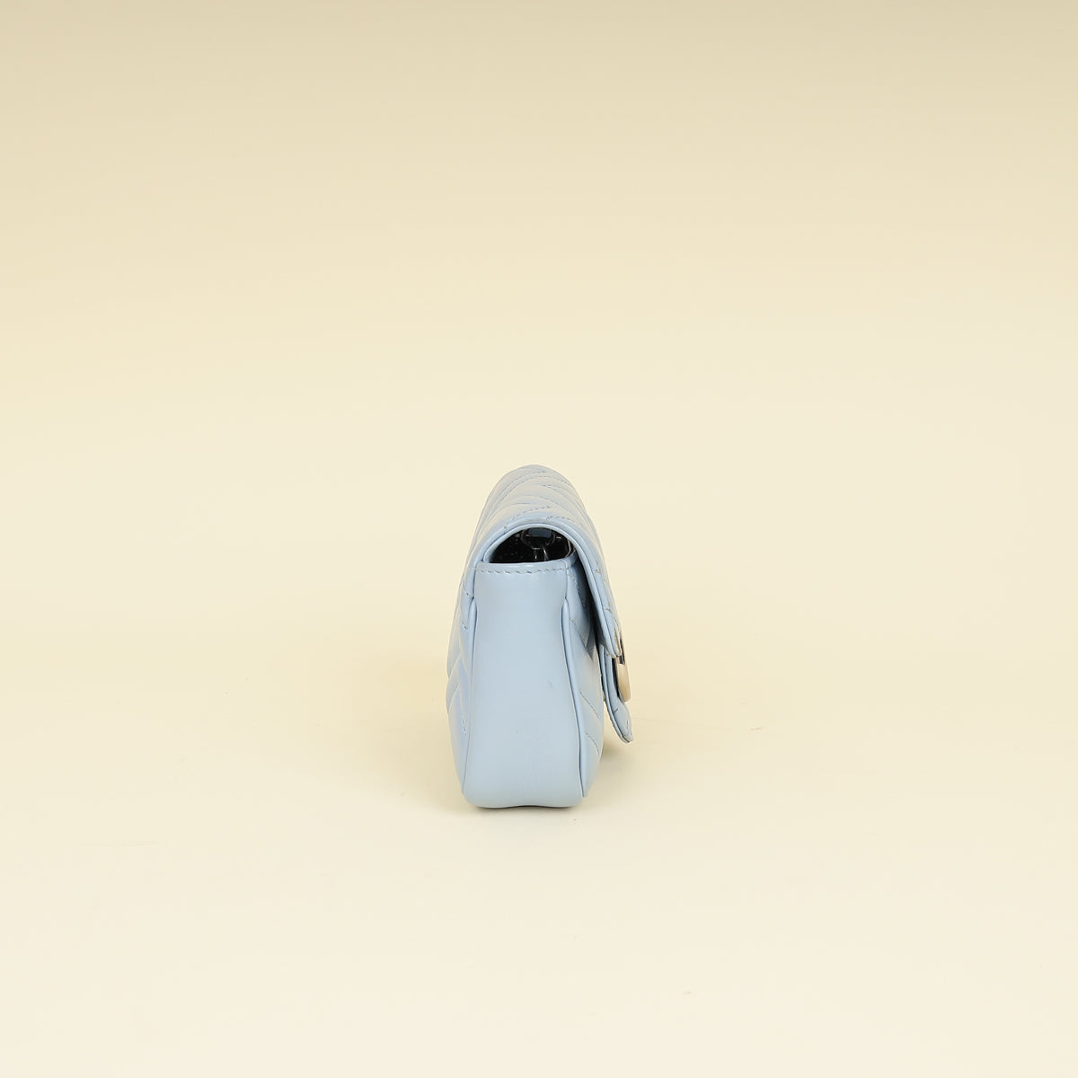 Gucci Light Blue GG Marmont Mini Chain Shoulder Bag