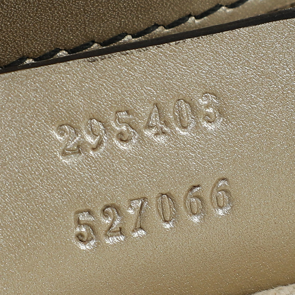 Gucci Champagne GG Guccissima Large Emily Bag