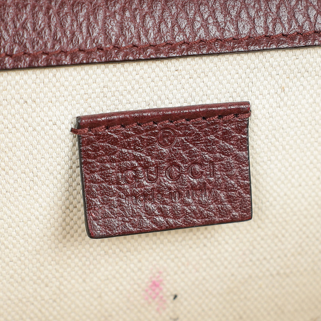 Gucci Burgundy Dionysus Medium Shoulder Bag