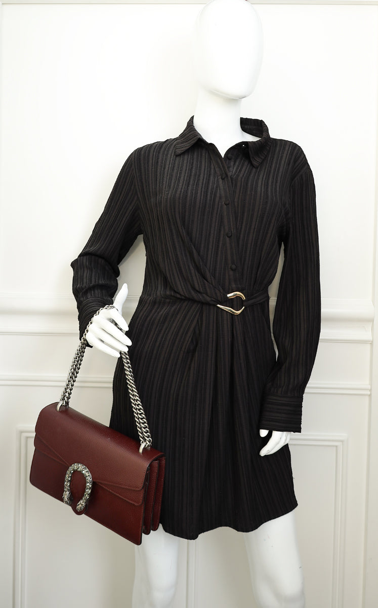 Gucci Burgundy Dionysus Medium Shoulder Bag
