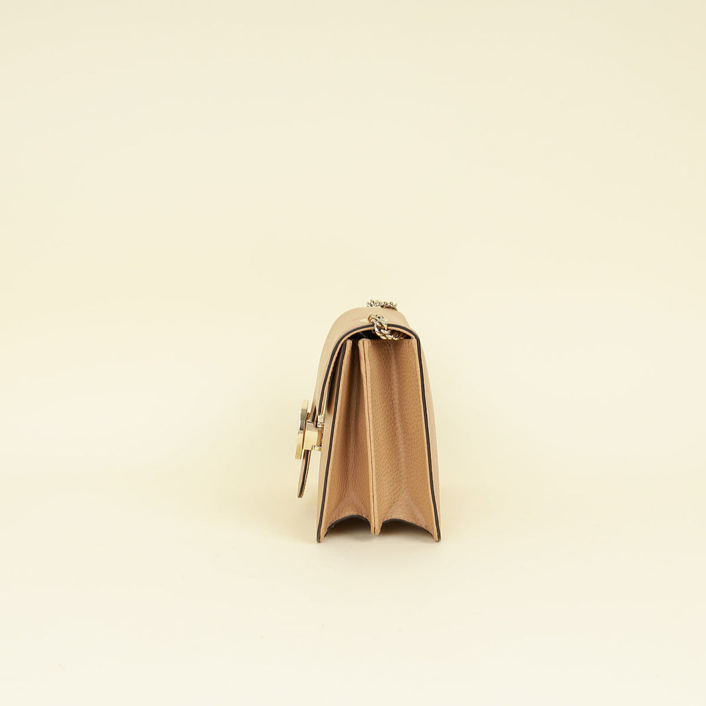 Gucci Nude Interlocking G Small Shoulder Bag