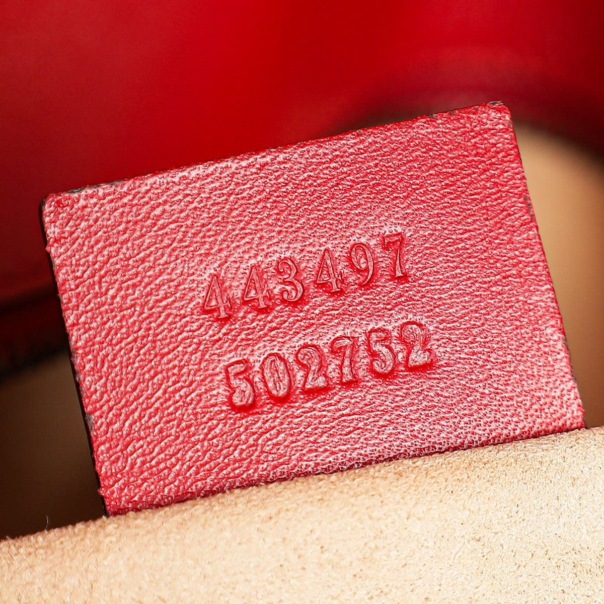 Gucci Red GG Marmont Medium Shoulder Bag
