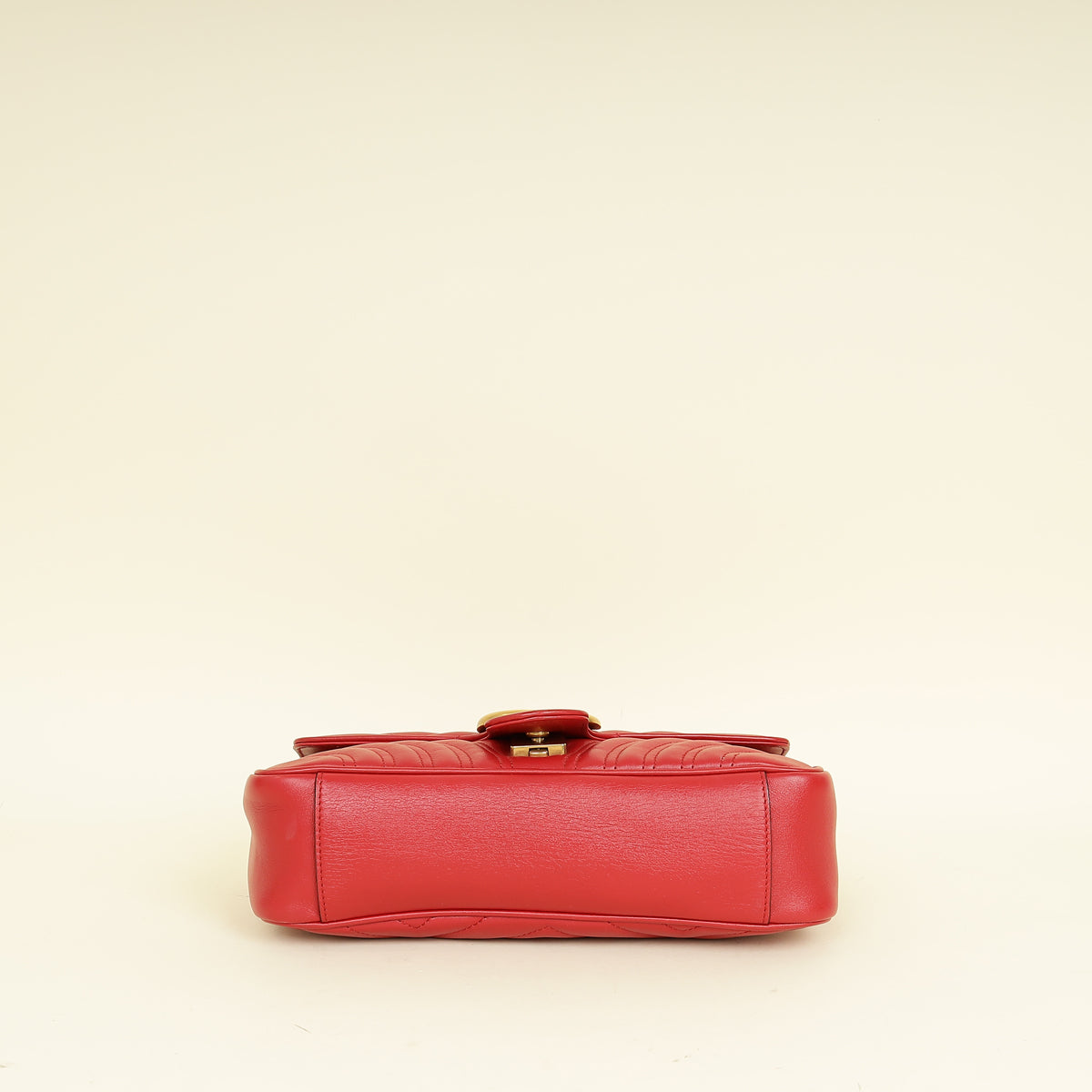 Gucci Red GG Marmont Medium Shoulder Bag