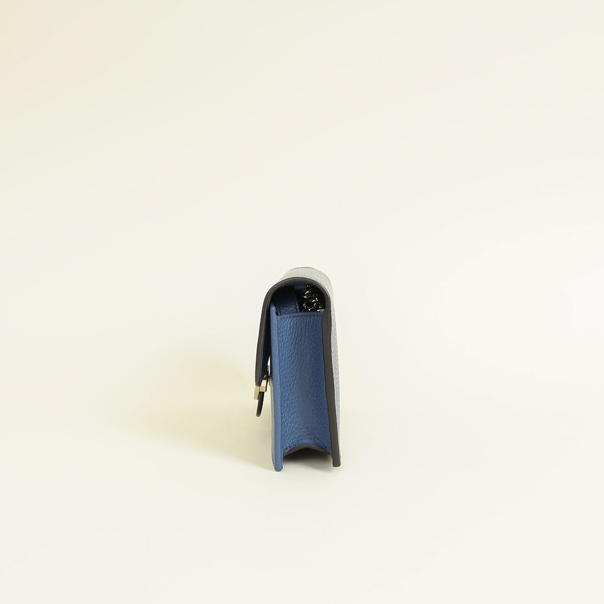 Gucci Navy Blue Interlocking G Wallet On Chain