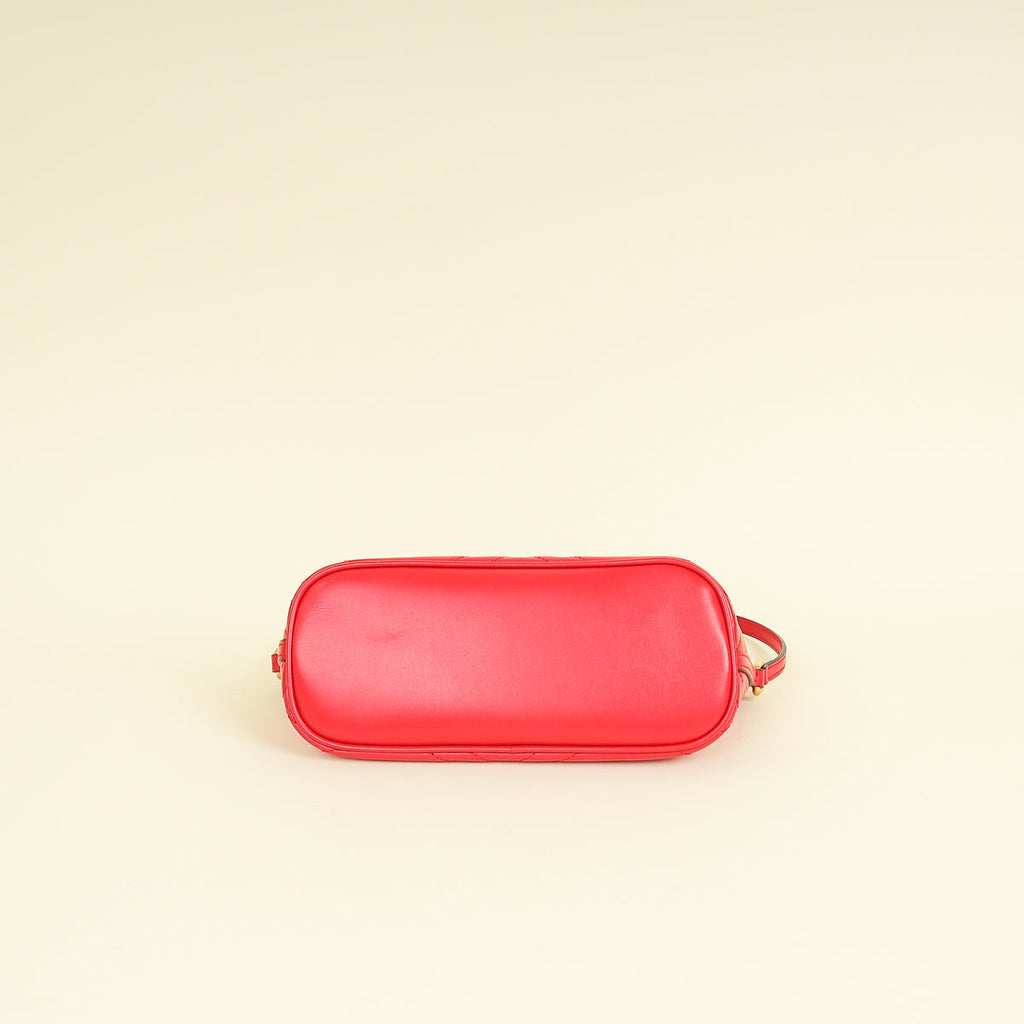 Gucci Red GG Marmont Shoulder Bag
