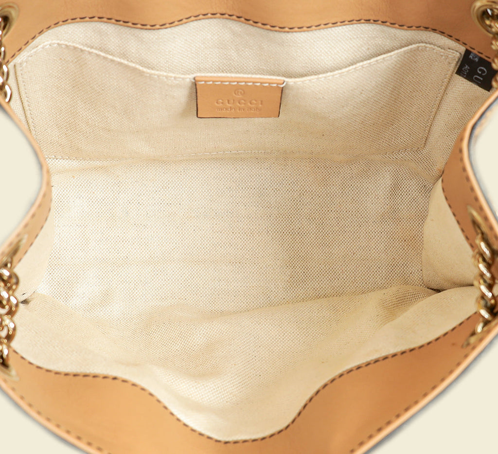 Gucci Beige Guccissima Emily Shoulder Bag