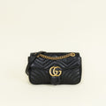 Gucci Black GG Marmont Shoulder Bag