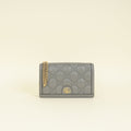 Gucci Grey GG Matelasse Chain Wallet