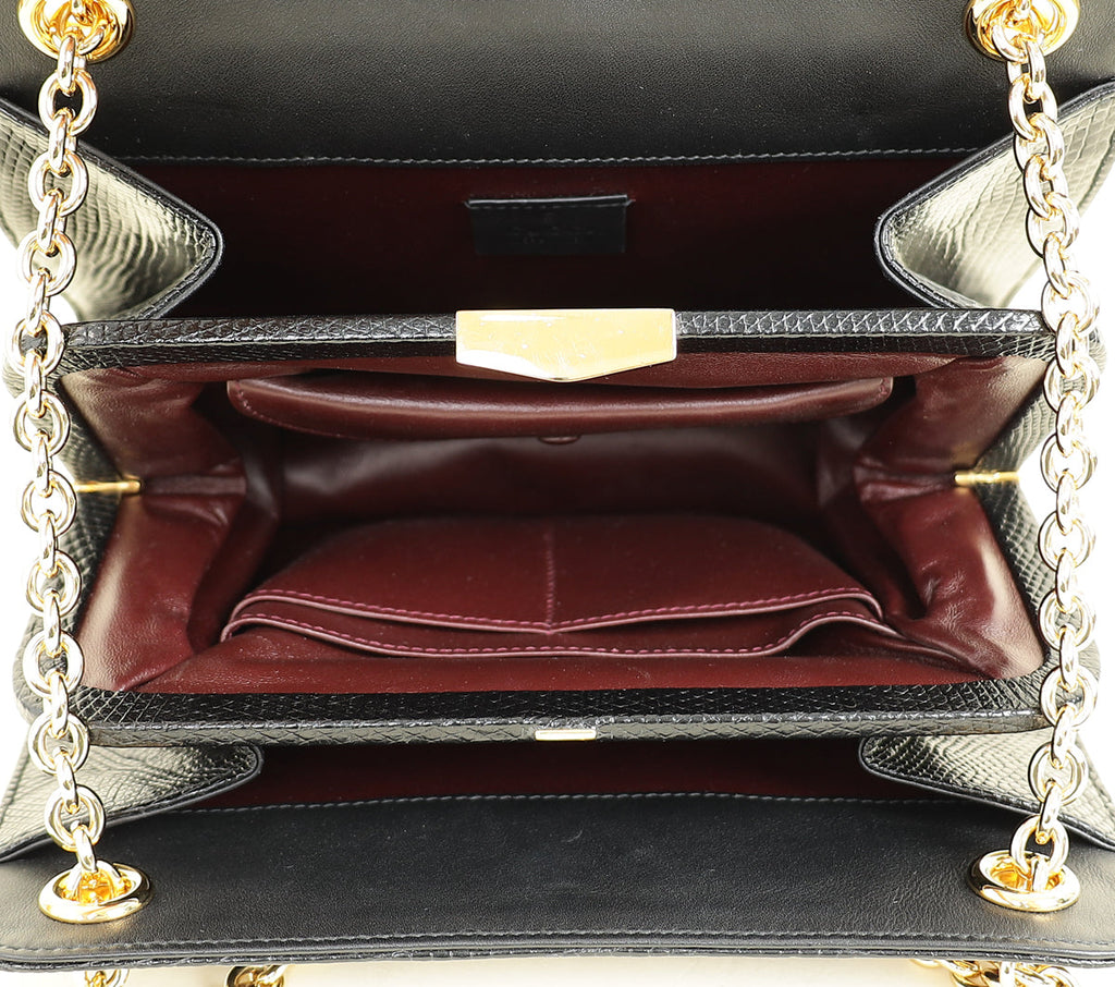 Gucci Black Shibuya Zumi Chain Shoulder Bag