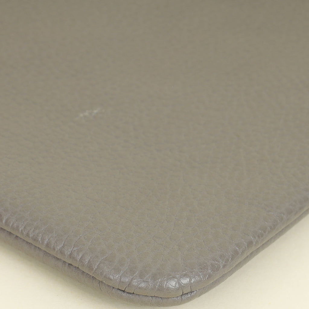 Gucci Grey Bamboo Clutch Bag