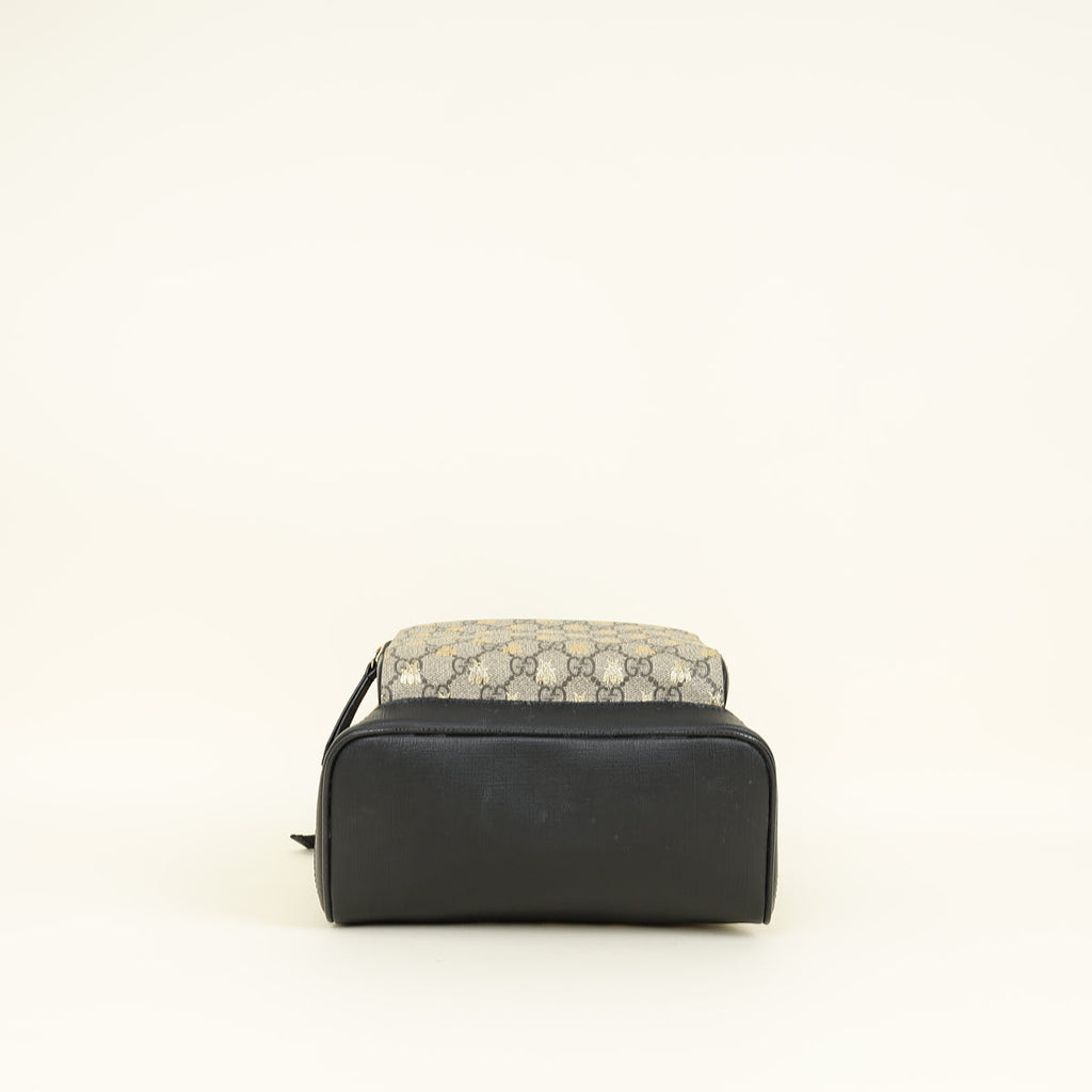 Gucci Bicolor GG Supreme Bees Small Backpack Bag